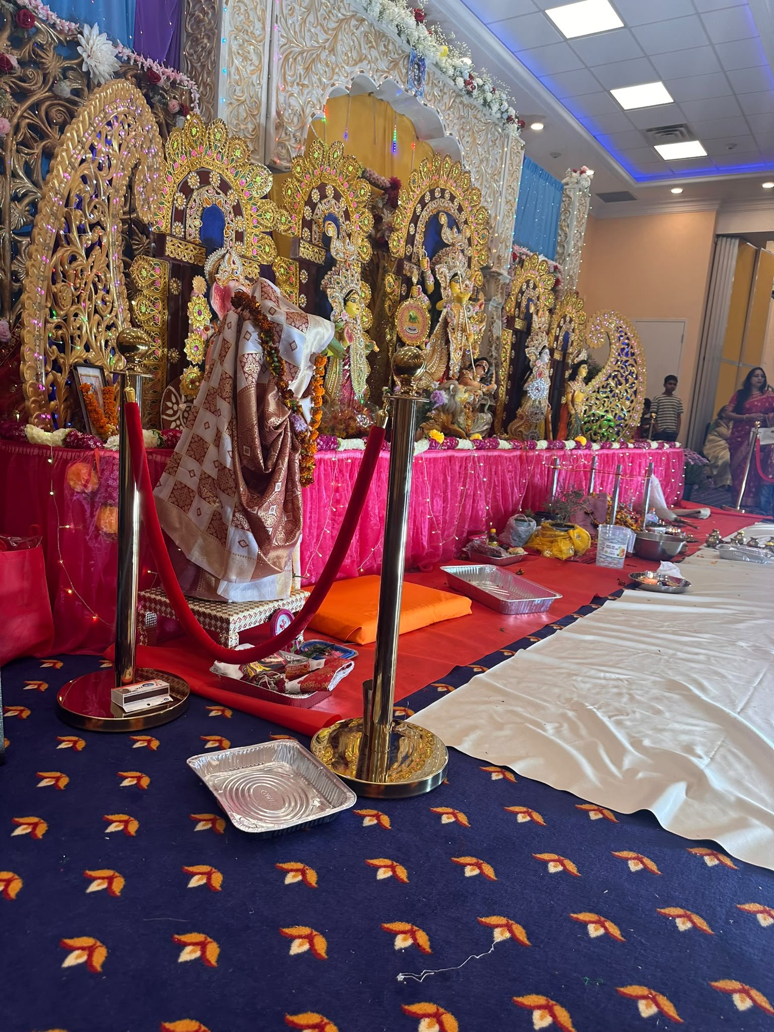 Durga Puja worship at BSS Toronto